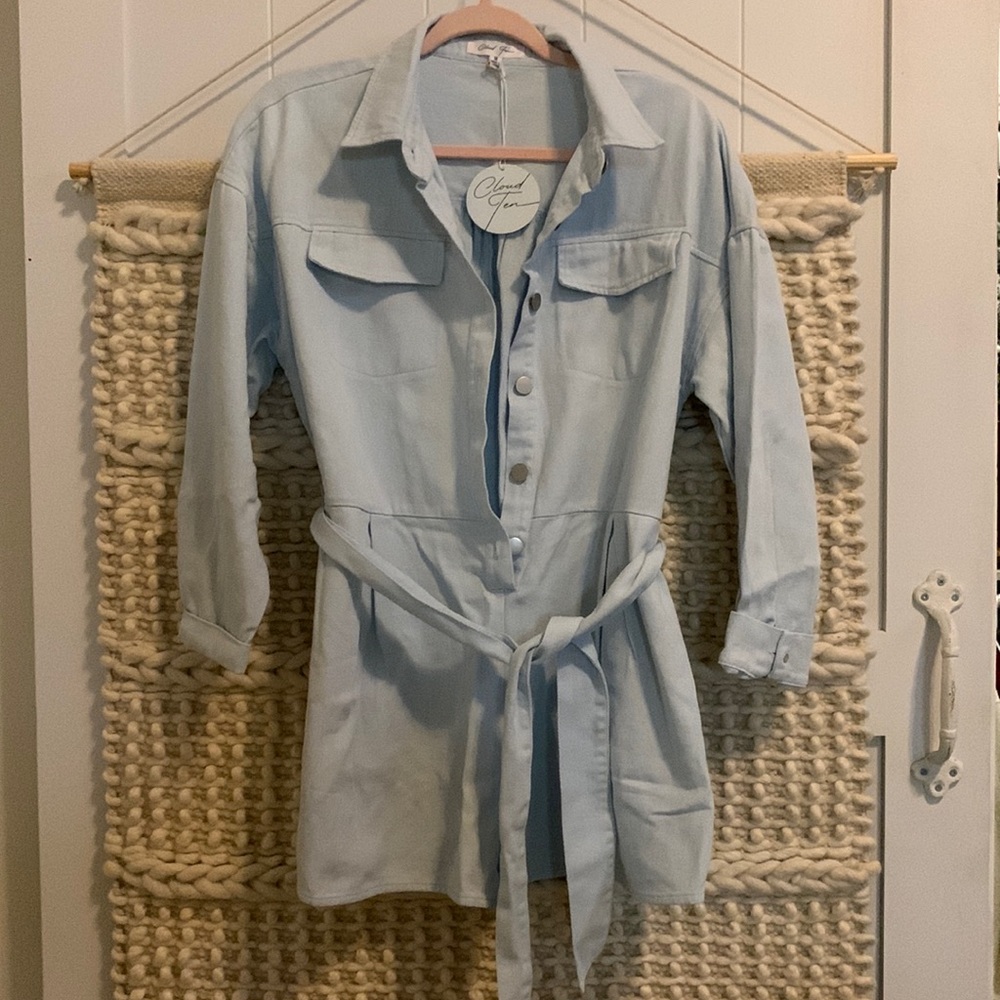 Denim Romper